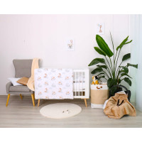 Dětské bavlněné povlečení do postýlky 120x90 cm BABYMAM PREMIUM - Sladké sny