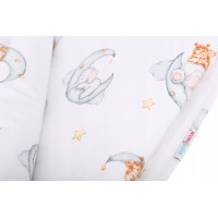 Dětské bavlněné povlečení do postýlky 120x90 cm BABYMAM PREMIUM - Sladké sny