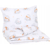 Dětské bavlněné povlečení do postýlky 120x90 cm BABYMAM PREMIUM - Sladké sny