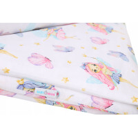 Dětské bavlněné povlečení do postýlky 135x100 cm BABYMAM PREMIUM - Víly