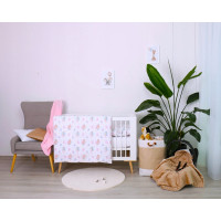 Dětské bavlněné povlečení do postýlky 135x100 cm BABYMAM PREMIUM - Víly