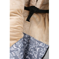 Dětský fusak do kočárku BABYMAM Maxi - Boho/béžový