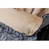 Dětský fusak do kočárku BABYMAM Maxi - Boho/béžový