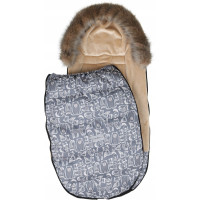 Dětský fusak do kočárku BABYMAM Maxi - Boho/béžový