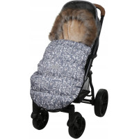 Dětský fusak do kočárku BABYMAM Maxi - Boho/béžový