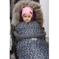 Dětský fusak do kočárku BABYMAM Maxi - Copy/jahodový
