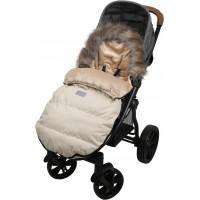 Dětský fusak do kočárku BABYMAM Maxi - světle béžový