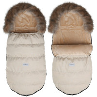 Dětský fusak do kočárku BABYMAM Maxi - světle béžový