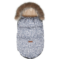 Dětský fusak do kočárku BABYMAM Premium - Boho/béžový