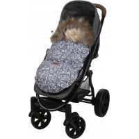 Dětský fusak do kočárku BABYMAM Premium - Boho/béžový