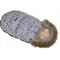 Dětský fusak do kočárku BABYMAM Premium - Boho/béžový