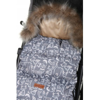 Dětský fusak do kočárku BABYMAM Premium - Boho/béžový