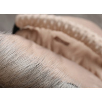 Dětský fusak do kočárku BABYMAM Premium - Cappuccino/beránek ecru