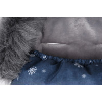 Dětský fusak do kočárku BABYMAM Premium - Nejlepší přítel/šedý