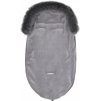 Dětský fusak do kočárku BABYMAM Premium - Nejlepší přítel/šedý