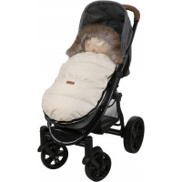 Dětský fusak do kočárku BABYMAM Premium - světle béžový