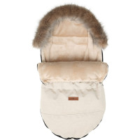 Dětský fusak do kočárku BABYMAM Premium - světle béžový
