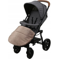 Dětský fusak na sportovní kočárek BABYMAM - Zimní les/cappuccino