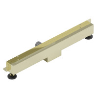 Sprchový žlab do stěny MEXEN FLAT WALL 2v1 - zlatý, 1530060, 60 cm