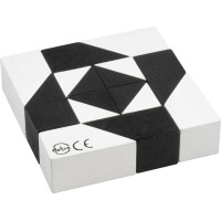 Detoa Hlavolam Tangram černobílý