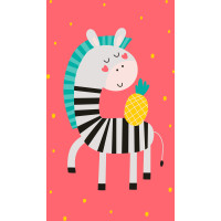 Dětský bavlněný ručník KIDS 30x50 cm - Zebra