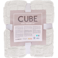 Deka přehoz CUBE 150x200 cm - krémová