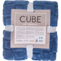 Deka přehoz CUBE 150x200 cm - modrá