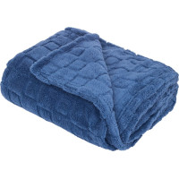 Deka přehoz CUBE 150x200 cm - modrá