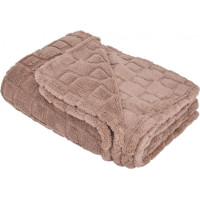 Deka přehoz CUBE 150x200 cm - mocca