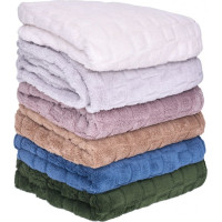 Deka přehoz CUBE 150x200 cm - mocca