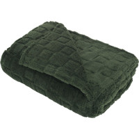 Deka přehoz CUBE 150x200 cm - tmavě zelená