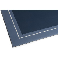 Aqualine Koupelnová předložka 60x120cm, absorpční, modrá PCD012V