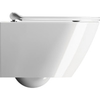 GSI KUBE X závěsná WC mísa, GeniusFlush, 36x50cm, bílá ExtraGlaze 941211