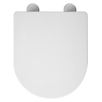 Aqualine ISABELLA WC sedátko, Soft Close, Easy Take, bílá ES8516