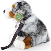 Rappa Plyšový pes australský ovčák sedící 27 cm ECO-FRIENDLY