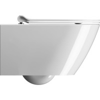 GSI KUBE X závěsná WC mísa, GeniusFlush, 36x55cm, bílá ExtraGlaze 941311