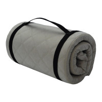 Cestovní turistická prošívaná matrace 198x60x5 cm - béžová