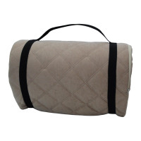 Cestovní turistická prošívaná matrace 198x60x5 cm - tmavě béžová