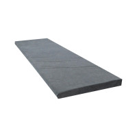 Cestovní turistická prošívaná matrace 198x60x5 cm - šedá