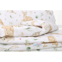 Dětské bavlněné povlečení do postýlky 135x100 cm BABYMAM PREMIUM - Lesní zvířátka