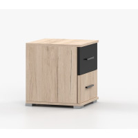 Noční stolek BENNY - dub sanremo