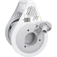 Solight prodlužovací přívod na bubnu 10m, USB A+C, 2 zásuvky, šedý kabel, 3x 1,0mm2