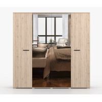 Šatní skříň BENNY 200 - dub sanremo