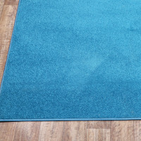 Kusový koberec Eton tyrkys