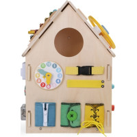 2Kids Toys Activity board Domeček přírodní