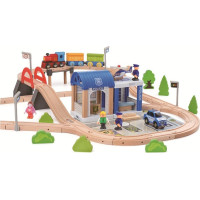 2Kids Toys Vláčkodráha Město a Vesnice 200 dílů