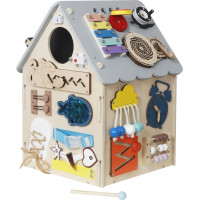 2Kids Toys Activity board Domeček šedý