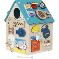 2Kids Toys Activity board Domeček tyrkysový