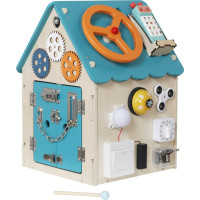 2Kids Toys Activity board Domeček tyrkysový