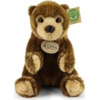 Rappa Plyšový medvěd hnědý 19 cm ECO-FRIENDLY